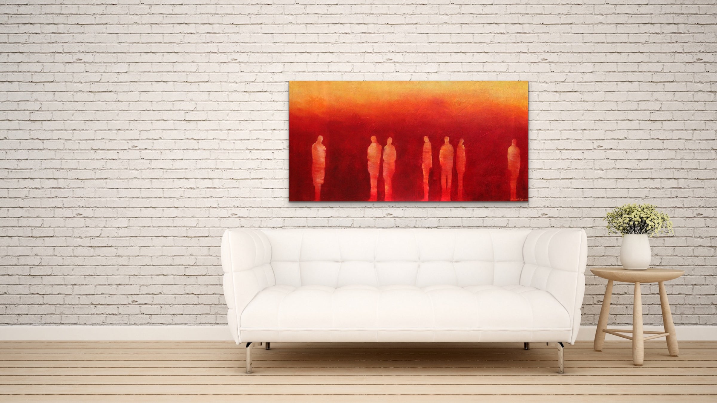 Le sentiment de bien être <br>76.2x152.4x4 cm<br>30”x60”x1.5”