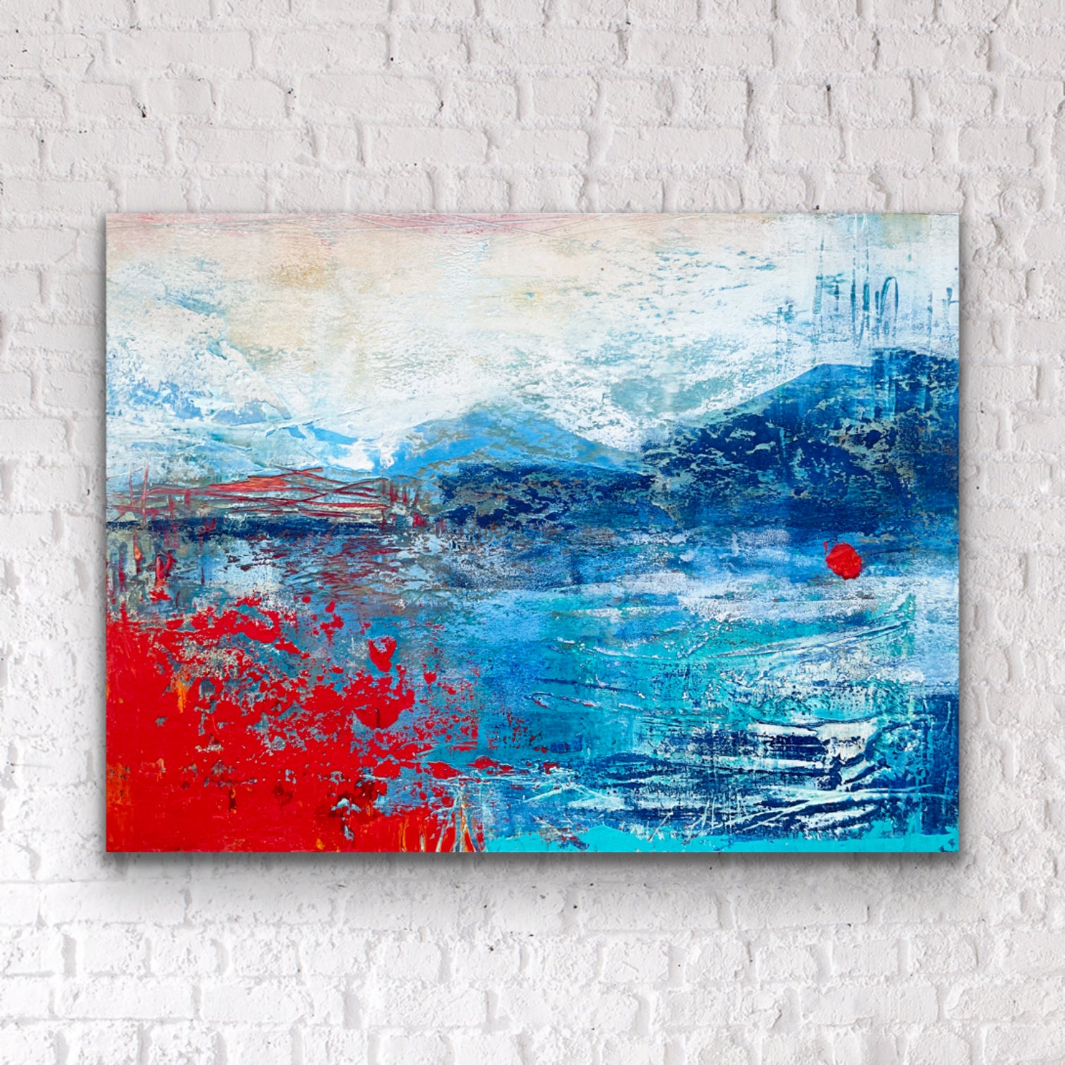 Coast To Coast <br>22.9x30.5x2.5 cm<br>9”x12”x1”