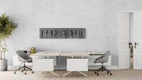 Our Impressions<br>40.6x182.9x4 cm<br>16"x72"x1.6"