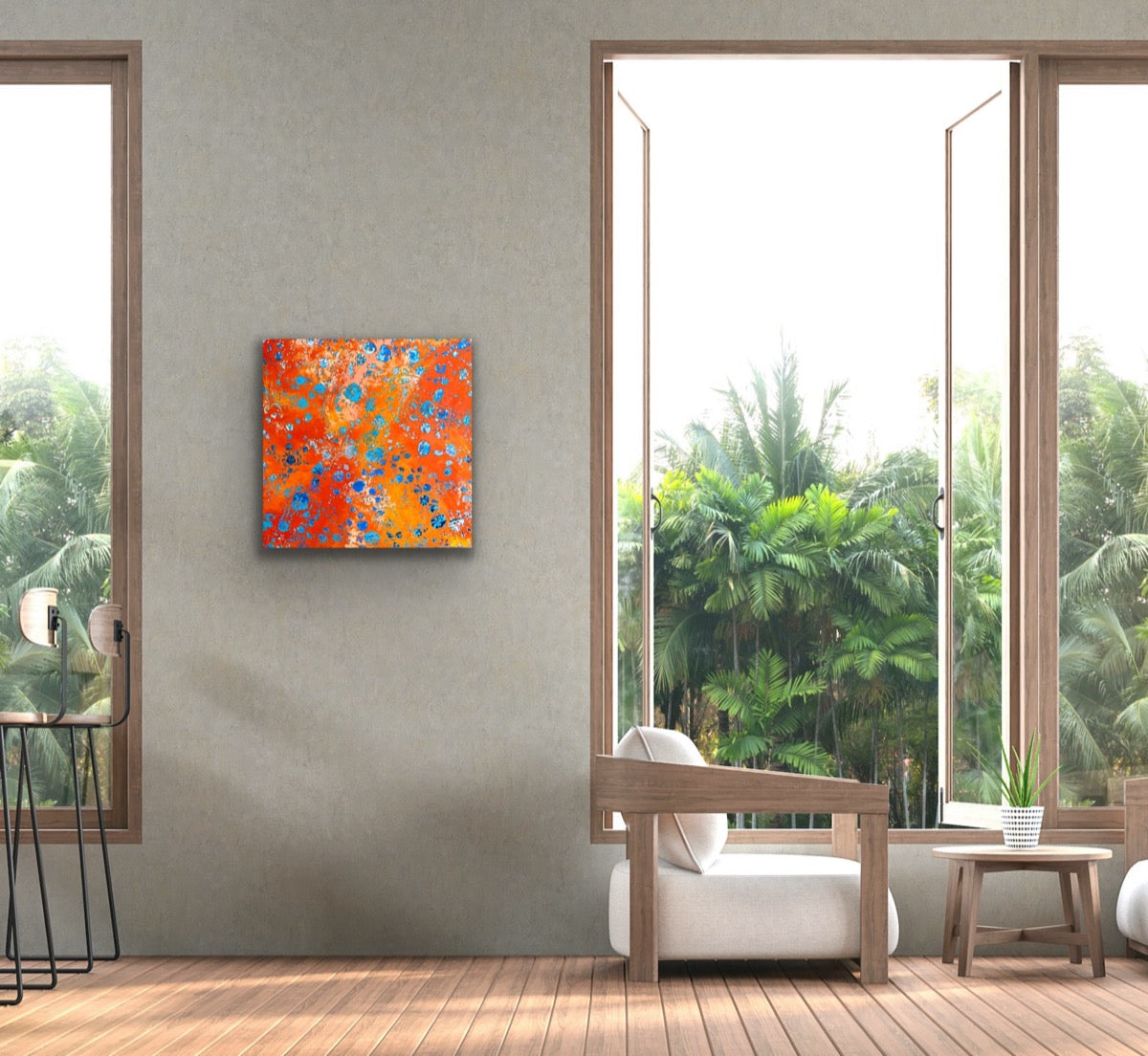 Against The Sun<br>61x61x3.8 cm<br>24"x24"x1.5"