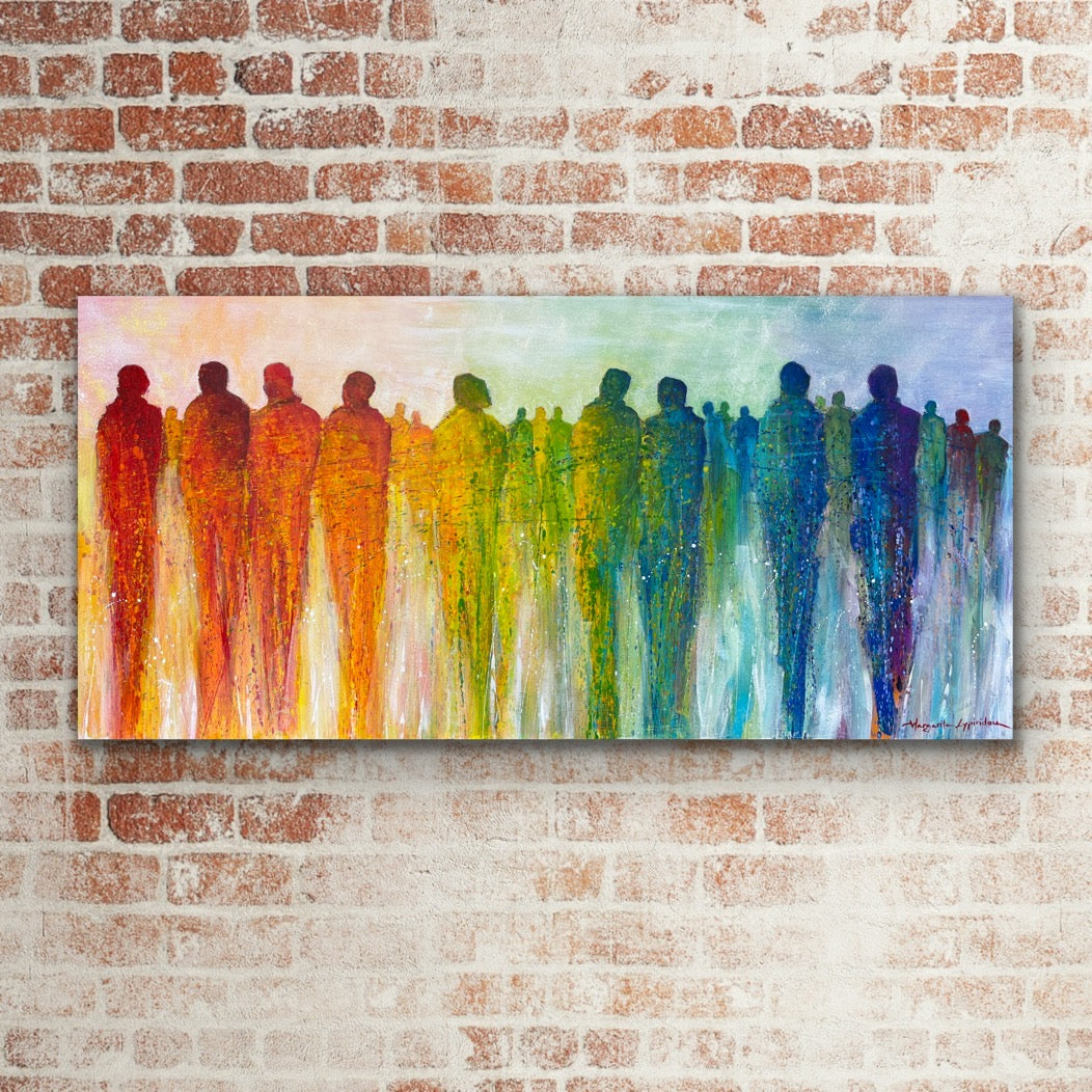 All Together Now<br>54x104x4 cm<br>21.3"x40.9"x1.6"