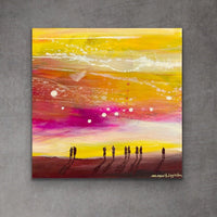 Let’s Dance <br>25x25x3 cm<br>9.8”x9.8”x1.2"