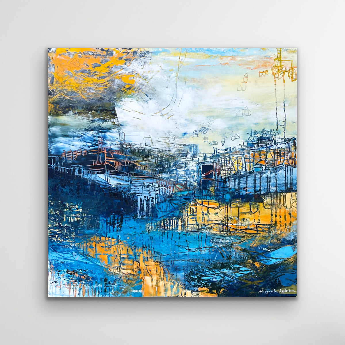 Show Me Your Vision<br>76.2x76.2x1.9cm<br>30”x30”x0.75”