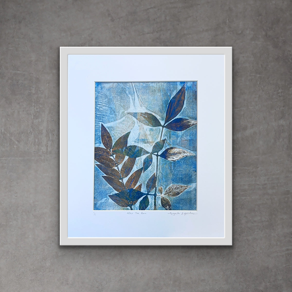 After The Rain <br>25x20 cm, 35x30 cm with mat <br>9.8”x7.9”, 13.8"x11.8" with mat
