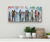 At The End Of The Day <br>45x100x3 cm<br>17.7”x39.4”x1.2"