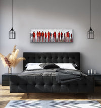 Comings And Goings <br>44.5x152.5x3 cm<br>17.5”x60”x1.2"