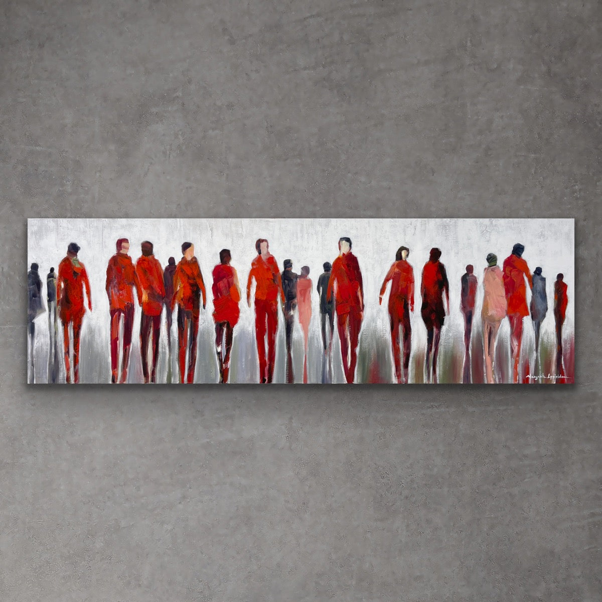 Comings And Goings <br>44.5x152.5x3 cm<br>17.5”x60”x1.2"