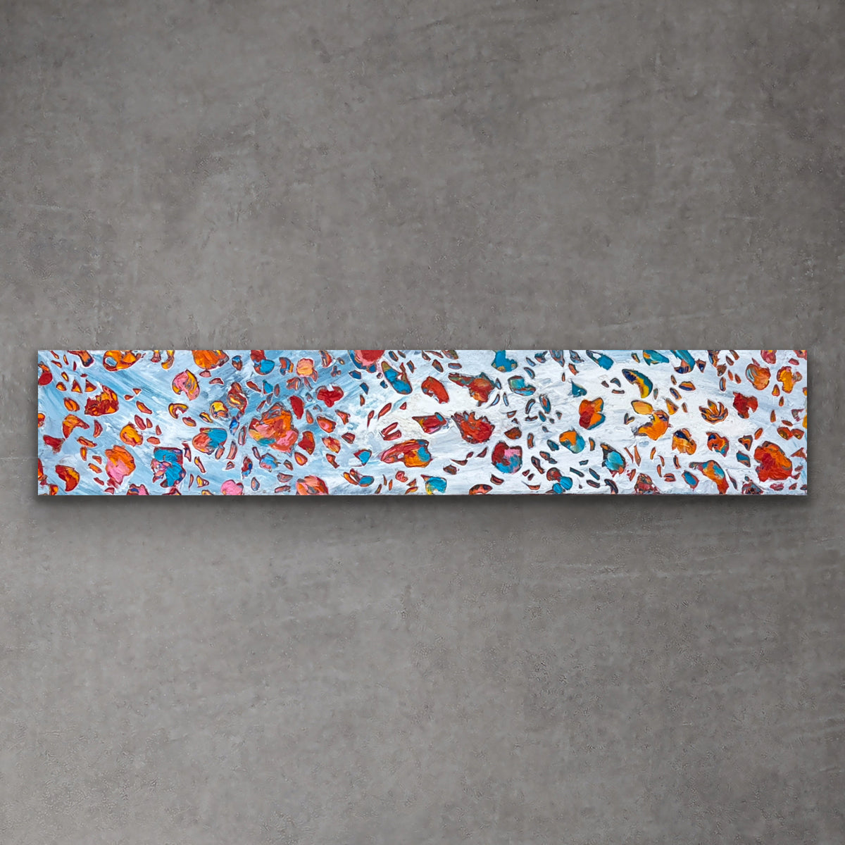 Happy Monday <br>9x51x2.5 cm<br>3.5”x20”x1”