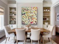 The Elephant In The Room <br>110x125x2.5 cm<br>43.3"x49.2"x1"
