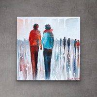 Together We Sing <br>30x30x3 cm<br>12”x12"x1.2"