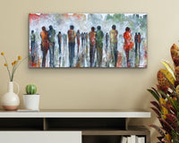 At The End Of The Day <br>45x100x3 cm<br>17.7”x39.4”x1.2"