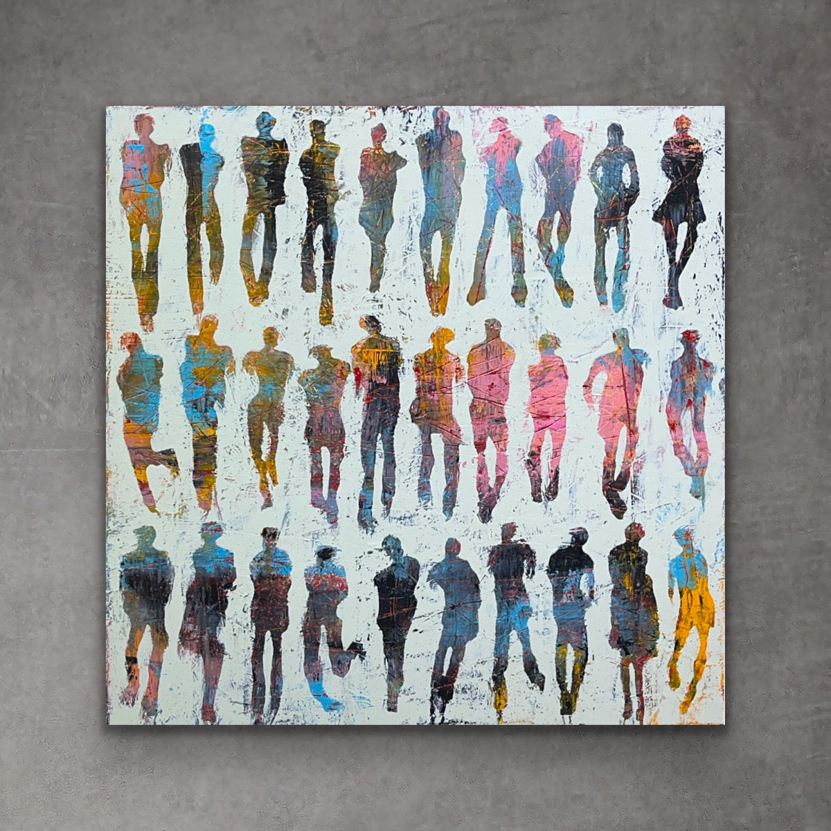 Funky Move <br>40x40x2.5 cm<br>15.8”x15.8"x1"