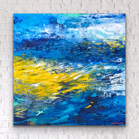 On An Impulse <br>76x76x3 cm<br>30”x30”x1.2"
