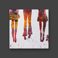 Friends <br>40x40x2.5 cm<br>15.8”x15.8"x1"