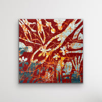 Joy Regained <br>15.5x15.5x2.5 cm<br>6.1”x6.1”x1”