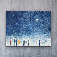 November Night <br>40.5x50.5x3 cm<br>16"x20"x1"
