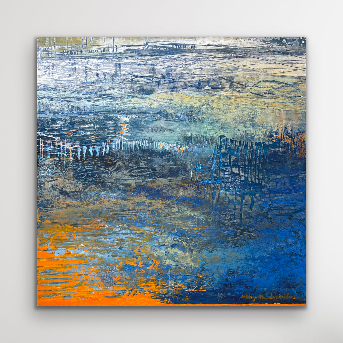 River Delta<br>50.8x50.8x3.8cm<br>20”x20”x1.5”