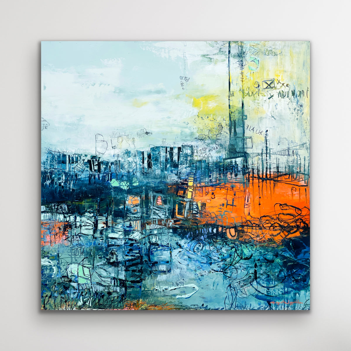 Mind Matter<br>110x110x2.5cm<br>43.3”x43.3”x1”