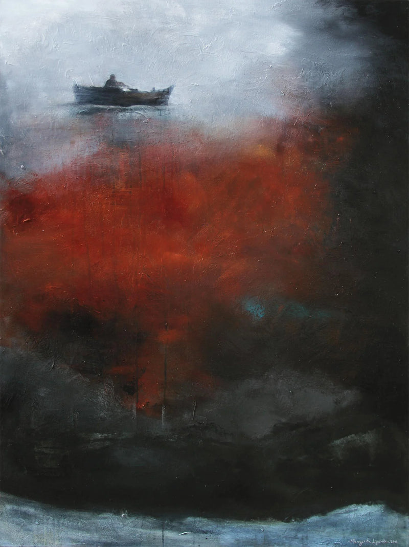 It Was Not As Peaceful As It Seemed - SOLD