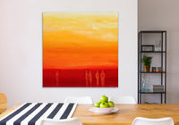 À l’ aube <br>122x122x3.8 cm<br>48”x48”x1.5"