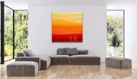 À l’ aube <br>122x122x3.8 cm<br>48”x48”x1.5"