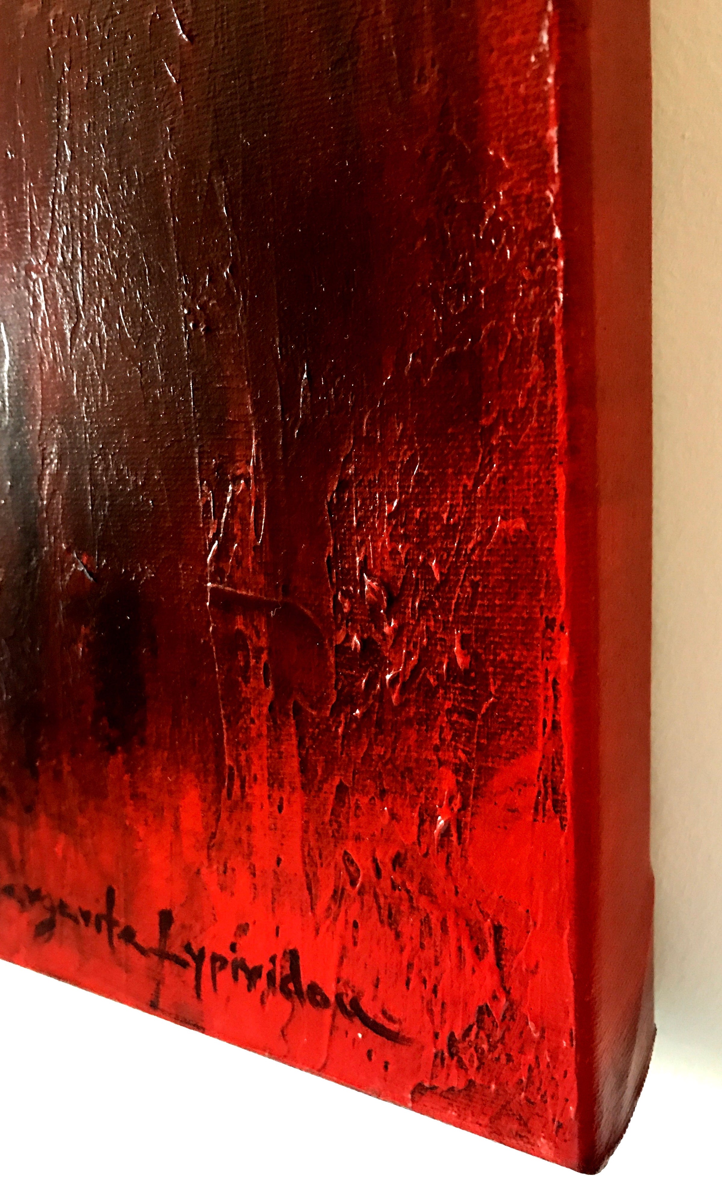 Le pont de loin <br>121.9x91.4x4 cm<br>48”x36”x1.6”