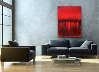 Le pont de loin <br>121.9x91.4x4 cm<br>48”x36”x1.6”