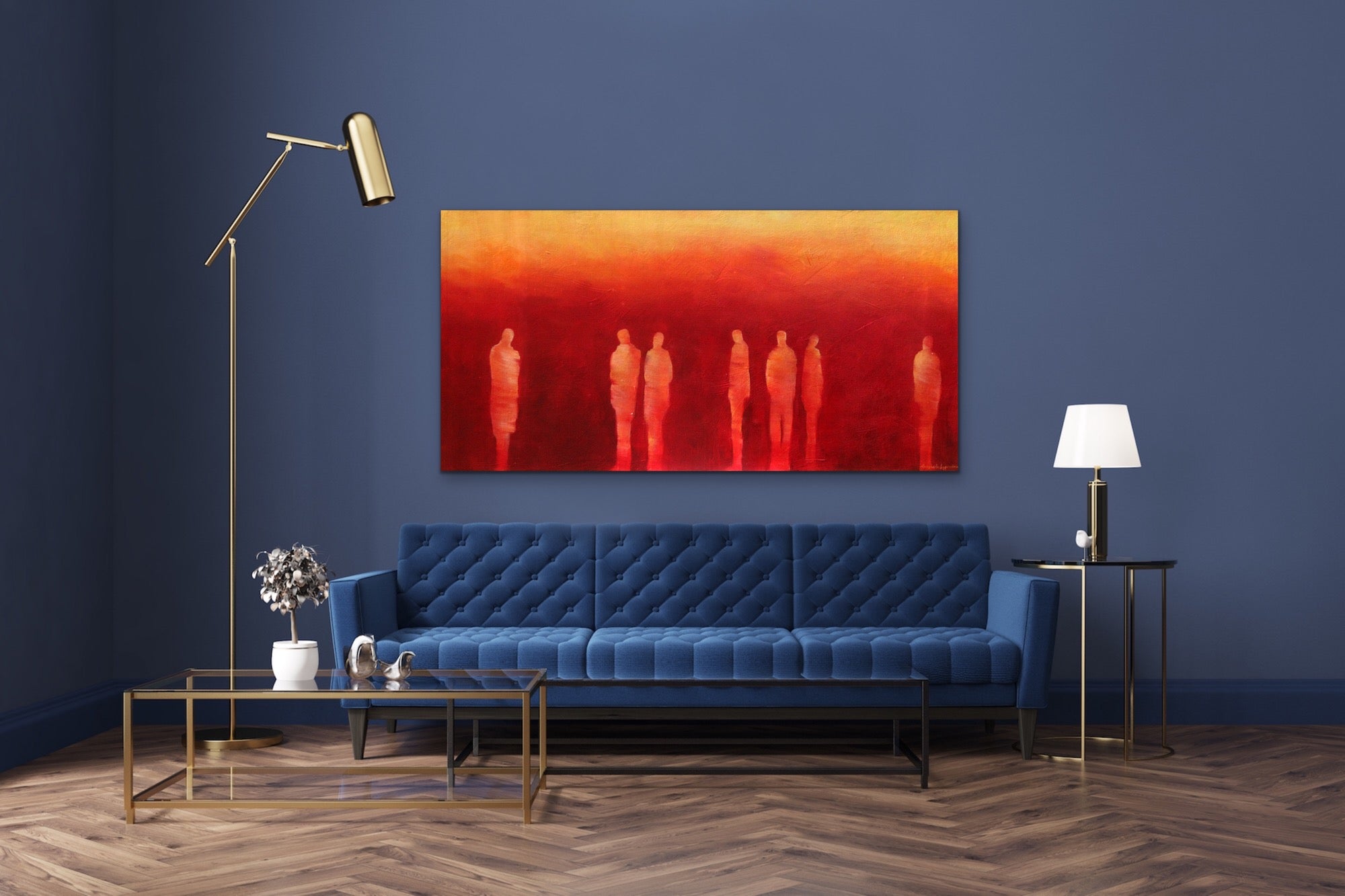 Le sentiment de bien être <br>76.2x152.4x4 cm<br>30”x60”x1.5”
