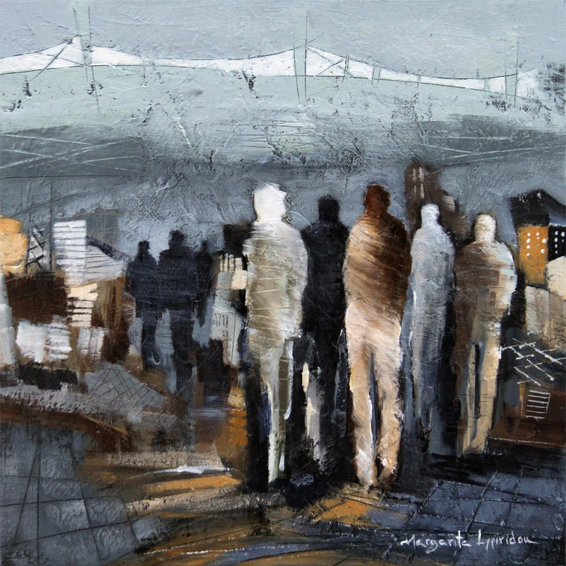 Morning City Crowd - SOLD
