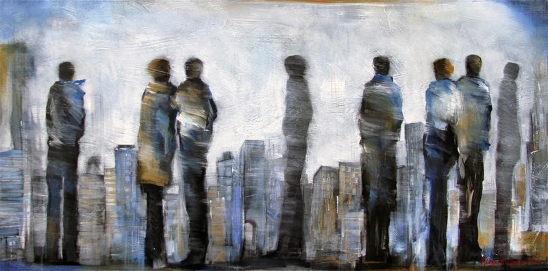 Blue Scarf - SOLD