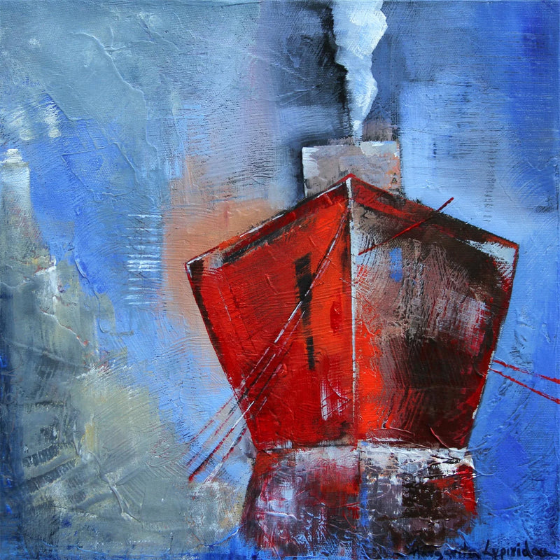 At The Port Of Thessaloniki - SOLD