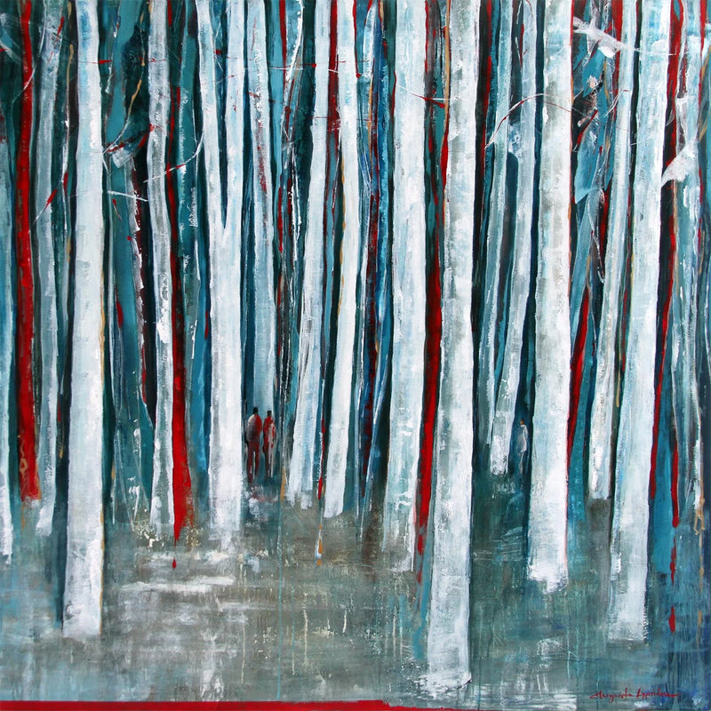 Encounter In The Woods - SOLD