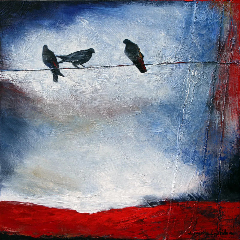 Bird Talk - SOLD (Commission)