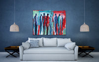 Fugacious Moments <br>91.4x121.9x4 cm<br>36”x48”x1.6”