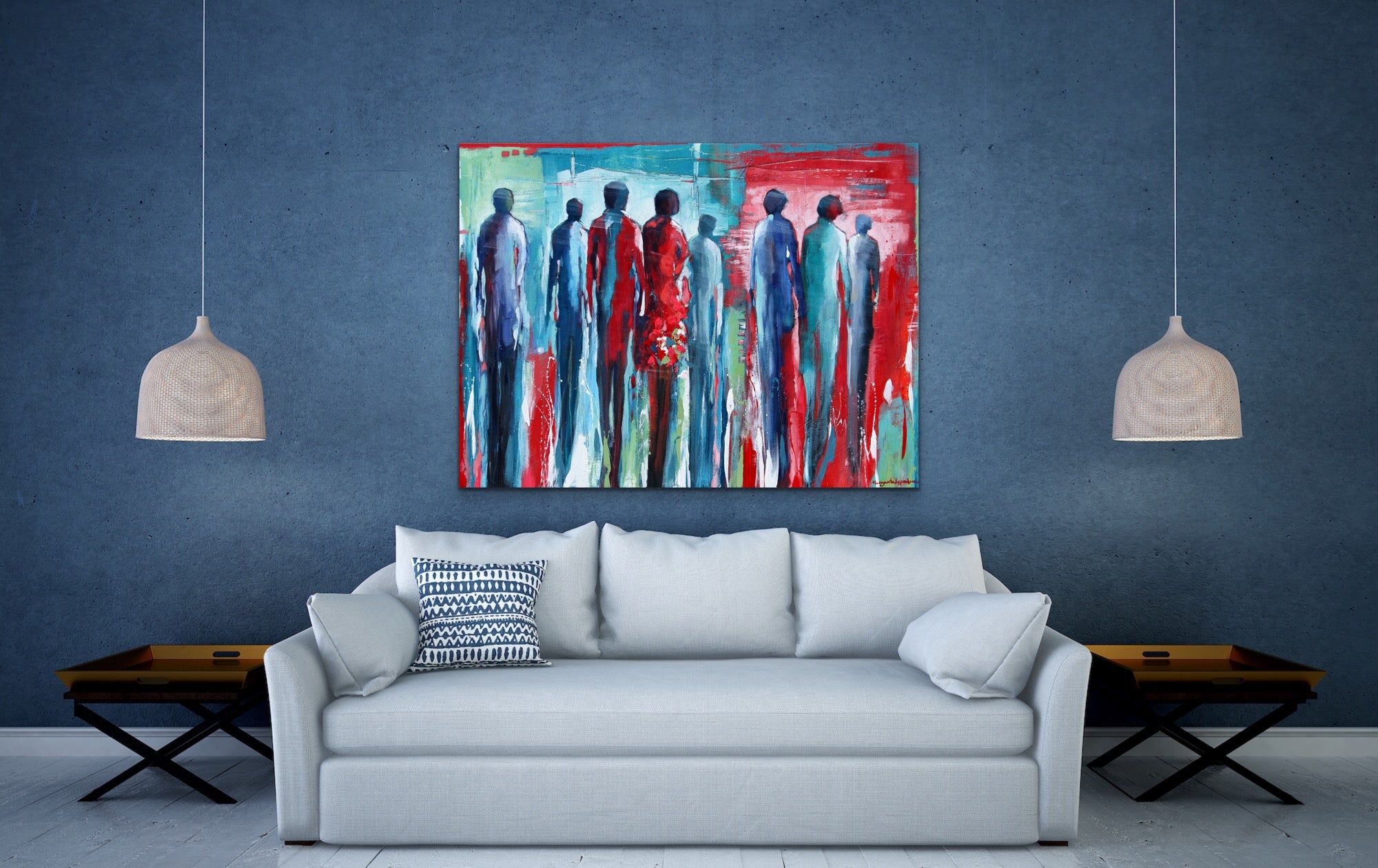 Fugacious Moments <br>91.4x121.9x4 cm<br>36”x48”x1.6”