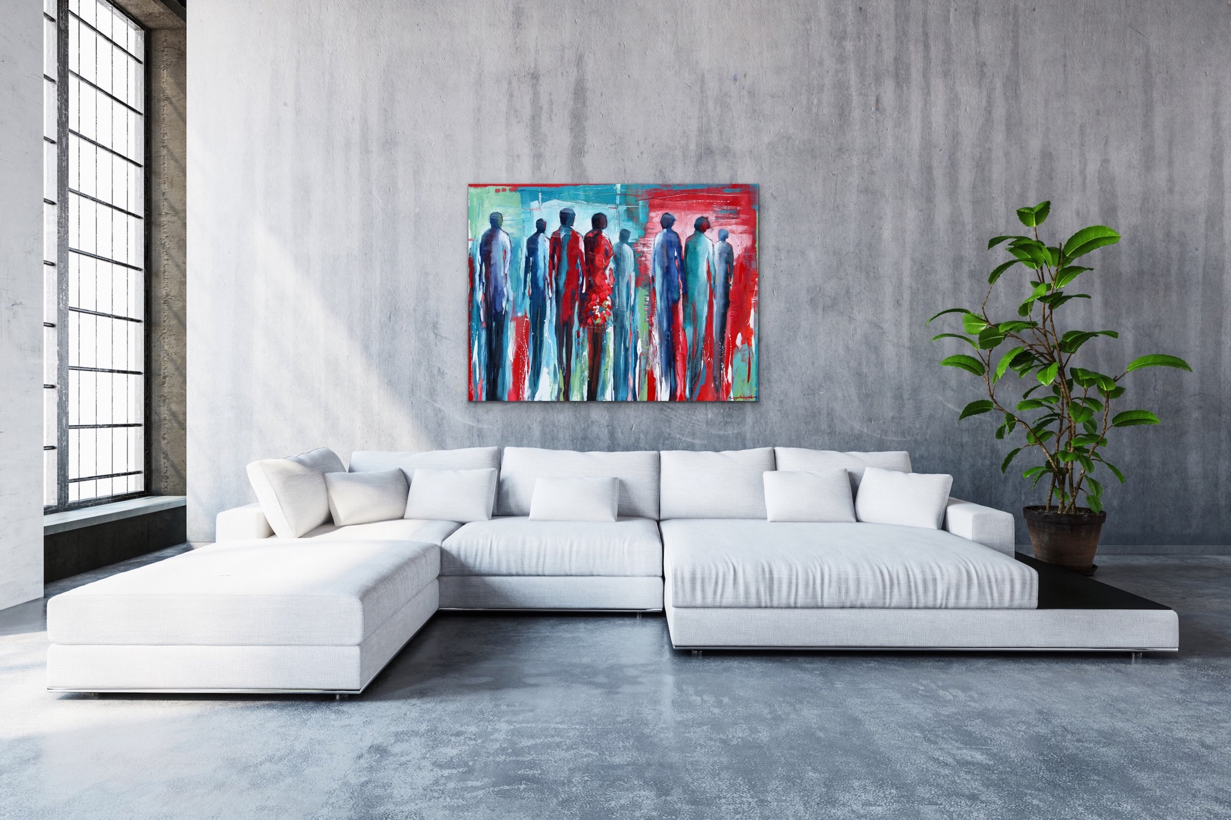 Fugacious Moments <br>91.4x121.9x4 cm<br>36”x48”x1.6”