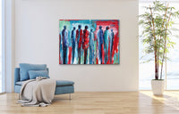 Fugacious Moments <br>91.4x121.9x4 cm<br>36”x48”x1.6”