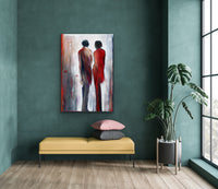 Intimate Talk <br>152.4x101.6x4 cm<br>60”x40”x1.6”