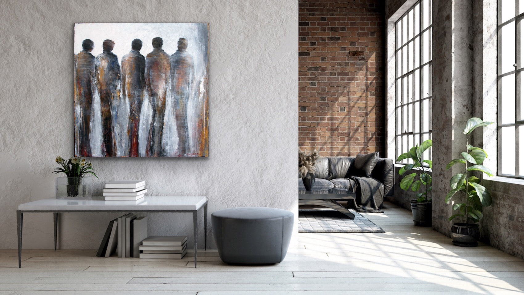 Common Paths <br>101.6x101.6x3.8 cm<br>40"x40"x1.5"