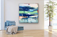 A Demain La Mer <br>121.9x121.9x3.8 cm<br>48"x48"x1.5"