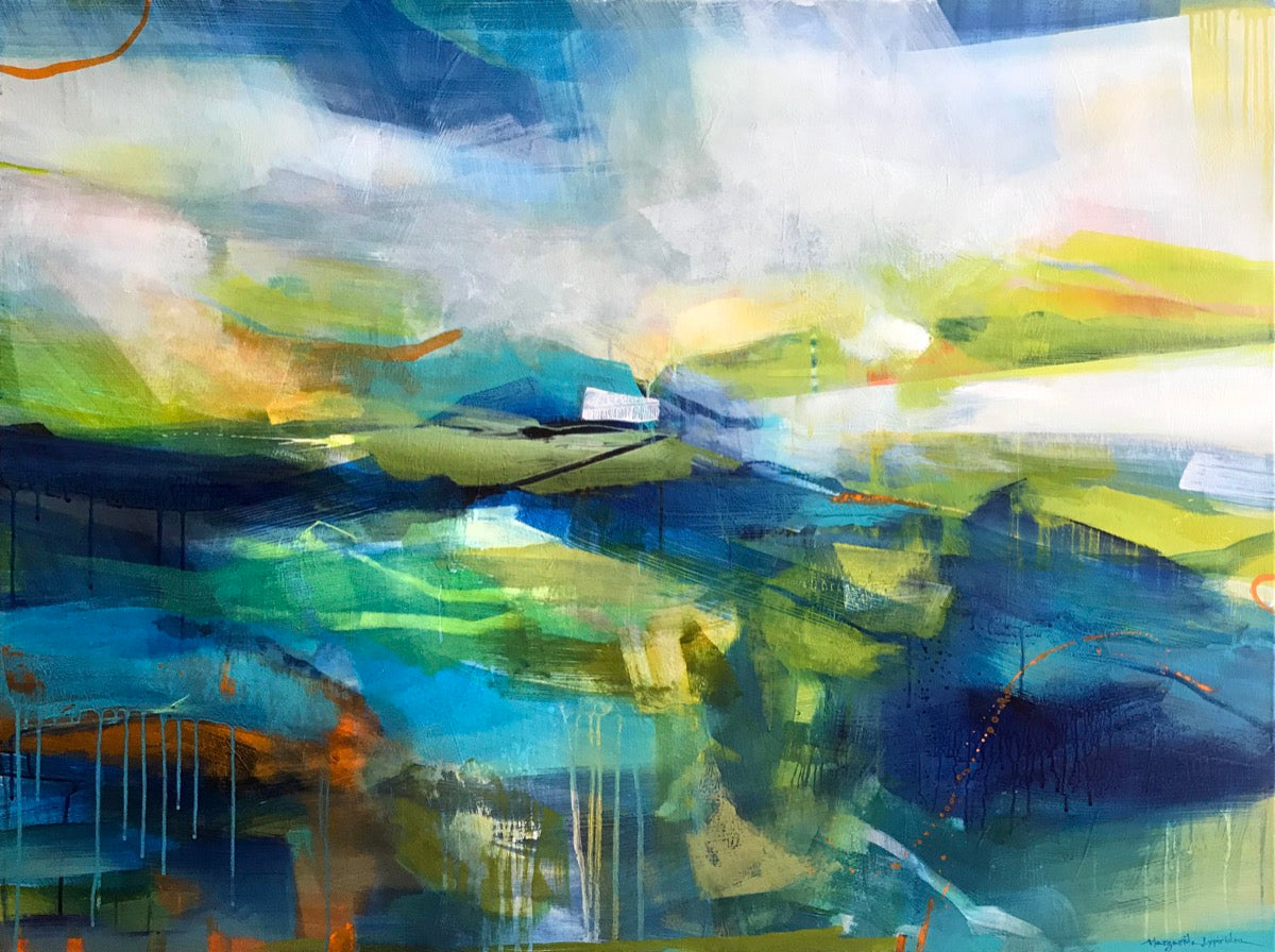 Connecting The Dots <br>91.4x121.9x3.8 cm<br>36”x48”x1.5"