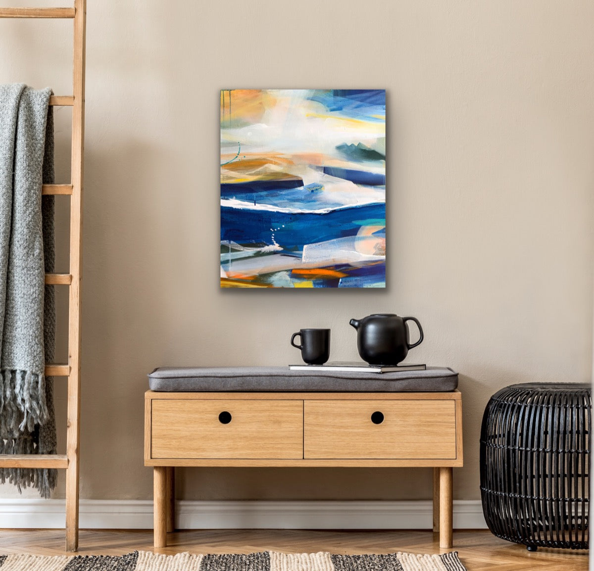Entourage <br>91.4x76.2x3.8 cm<br>36”x30”x1.5”