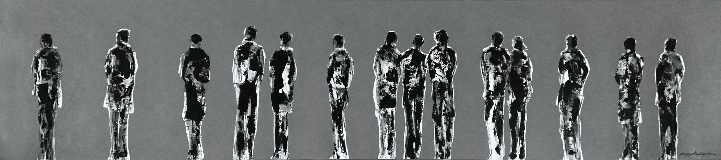 Our Impressions<br>40.6x182.9x4 cm<br>16"x72"x1.6"