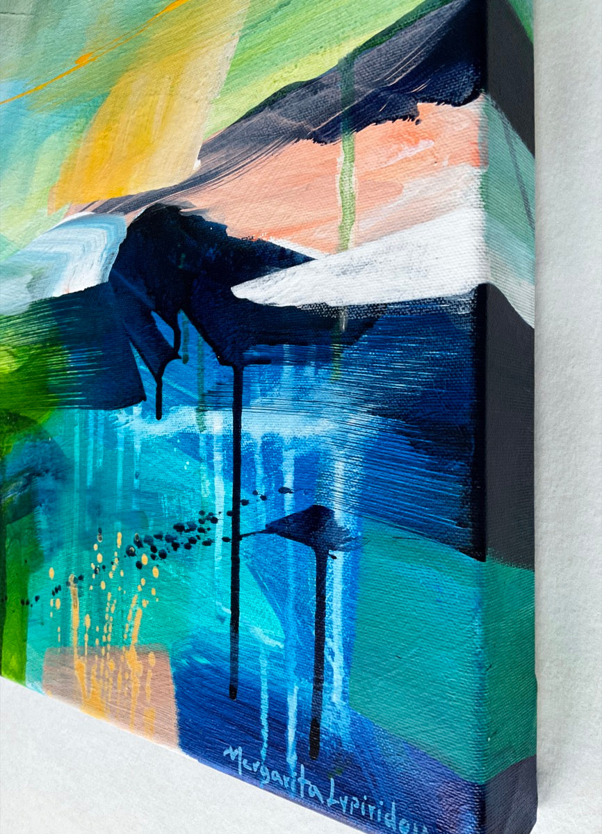 Silent Break <br>35.6x45.7x3.8 cm<br>14”x18”x1.5"
