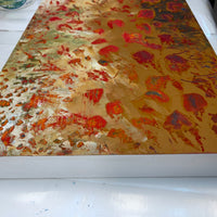 Flowers Everywhere Tonight<br>30x122x3.8 cm<br>12"x48"1.5"