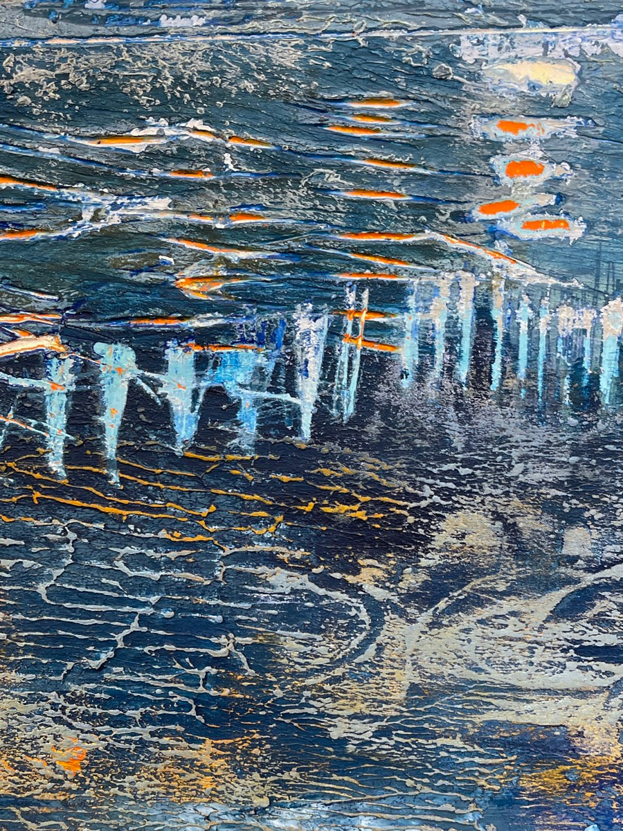 River Delta<br>50.8x50.8x3.8cm<br>20”x20”x1.5”