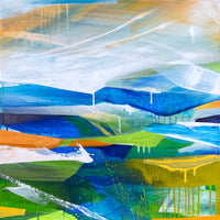Wishing On A Star <br>60.9x60.9x3.8 cm<br>24”x24"x1.5"