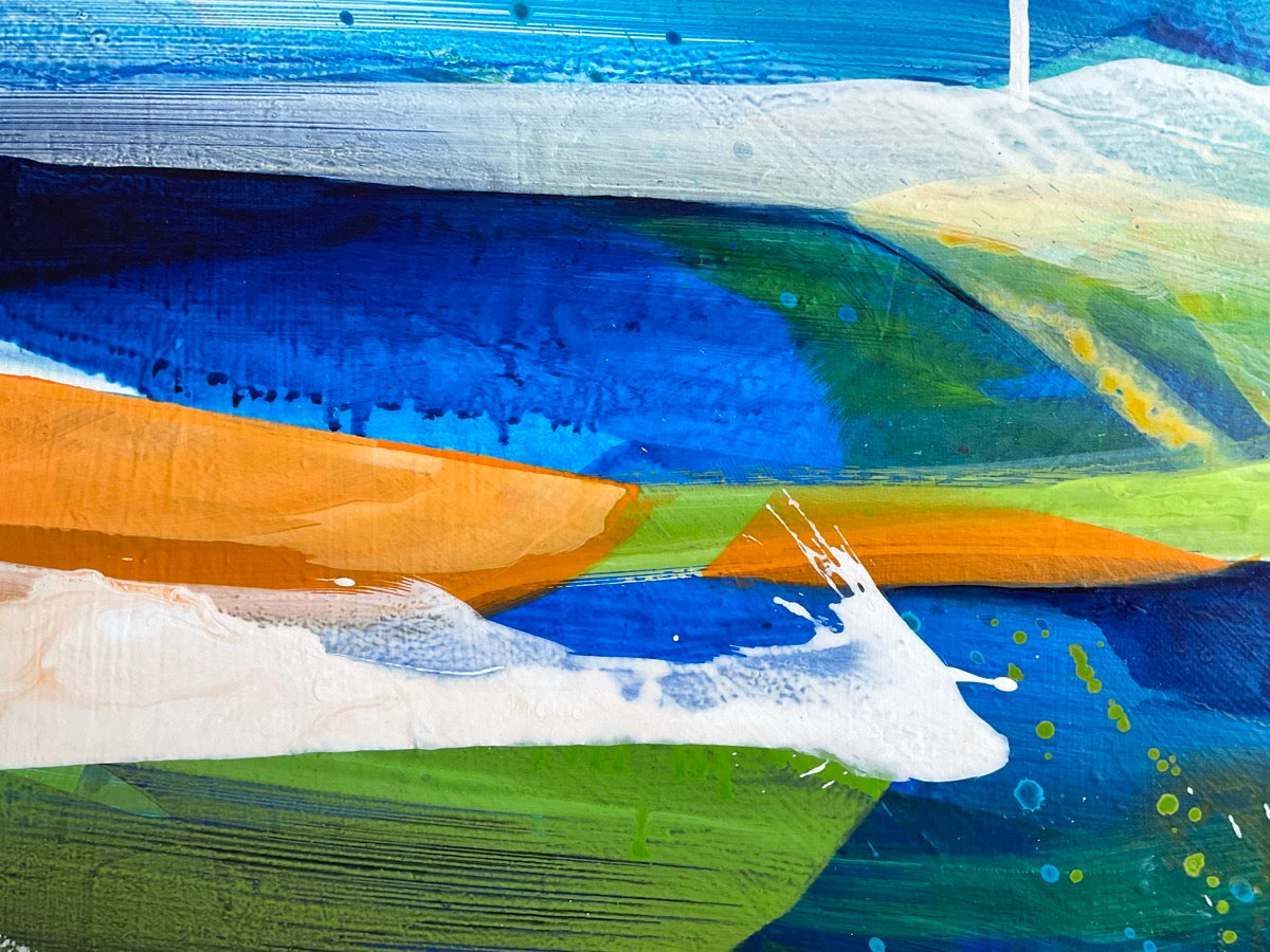 Wishing On A Star <br>60.9x60.9x3.8 cm<br>24”x24"x1.5"