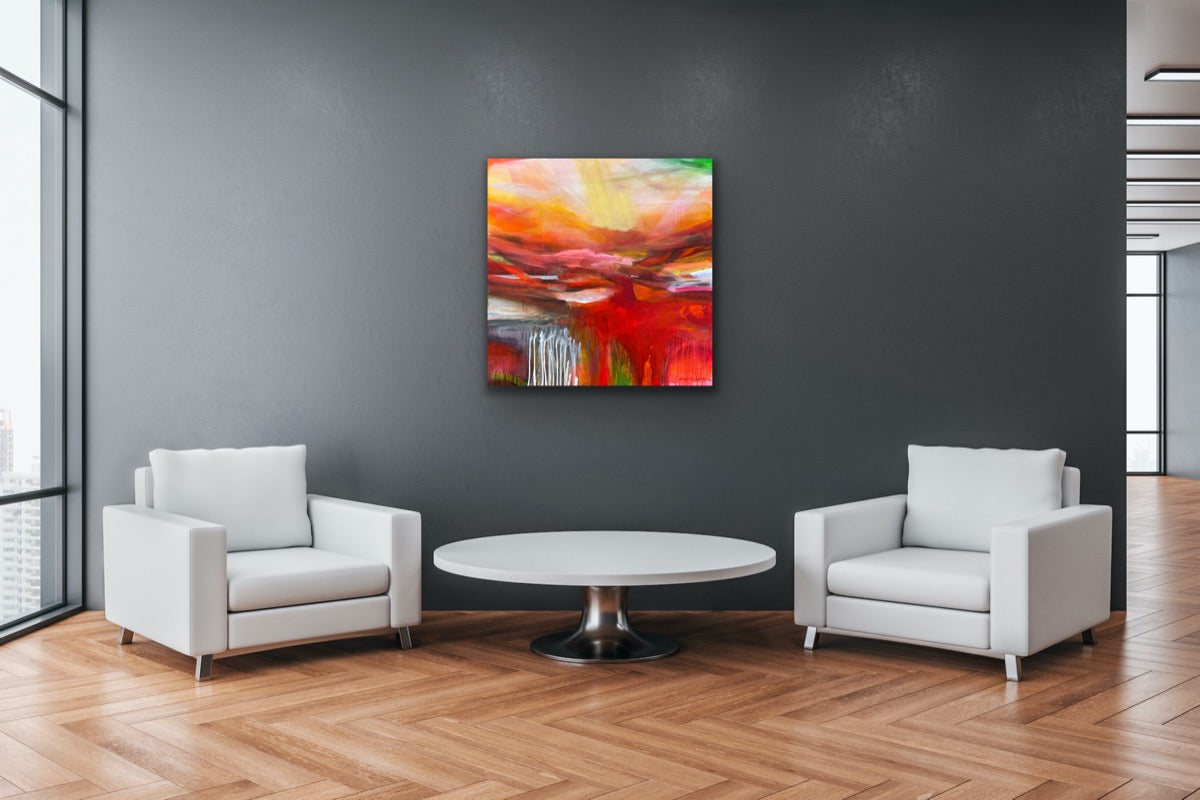 A Glimpse Of Luminosity <br>80x80x3 cm<br>31.5”x31.5”x1.2”