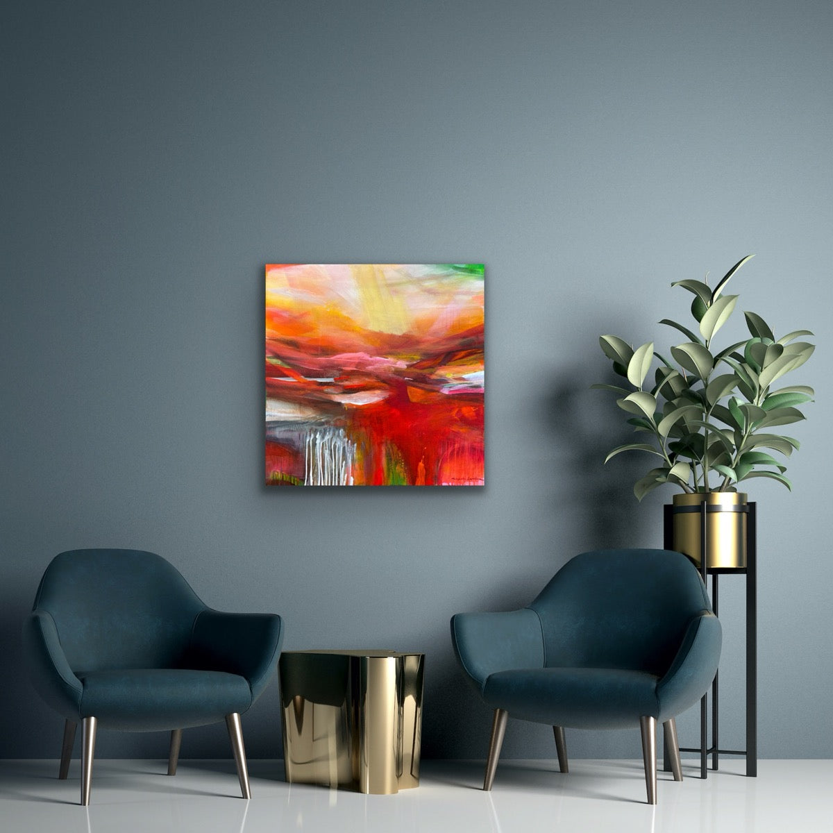 A Glimpse Of Luminosity <br>80x80x3 cm<br>31.5”x31.5”x1.2”